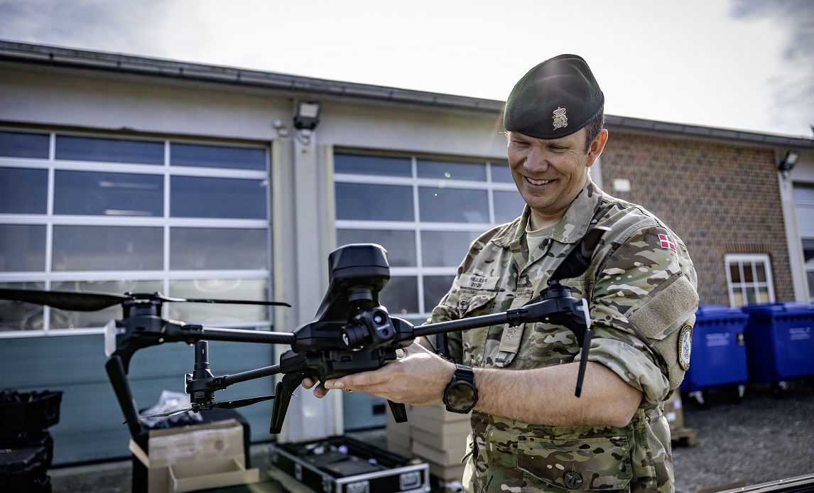 Nye droner til Hæren. Foto: Tue Skals/Forsvaret