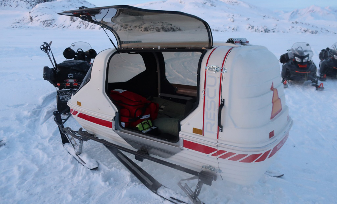 Nye ambulanceslæder til Arktisk Kommando